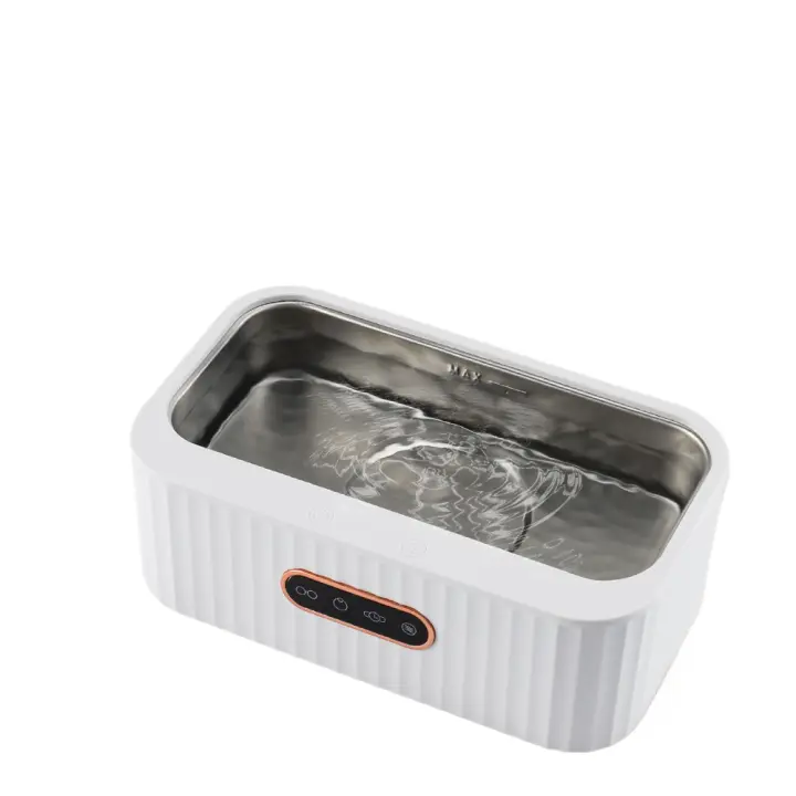 Minilavadora portátil con vibración de alta frecuencia, ultrasónico para joyería, gafas dentales, 400ML - 1