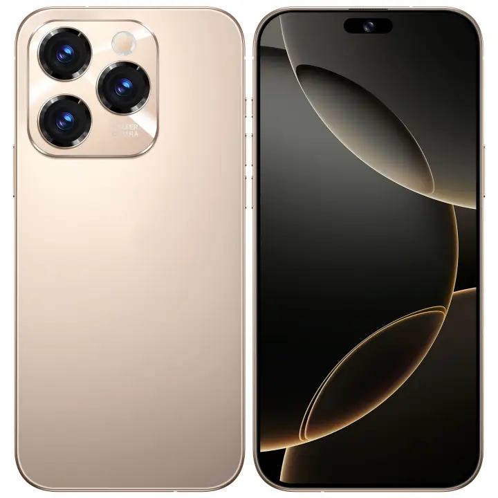 Versión Global A16 Pro Max 5G Smartphone 7,3 pulgadas pantalla HD 72MP + 108MP Cámara Snapdragon 8 Gen 3 8000mAh Dual SIM desbloqueo teléfono - 1
