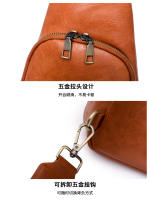 Nuevo bolso de mensajero retro de PU para mujer, bolso de pecho popular para mujer - details 30