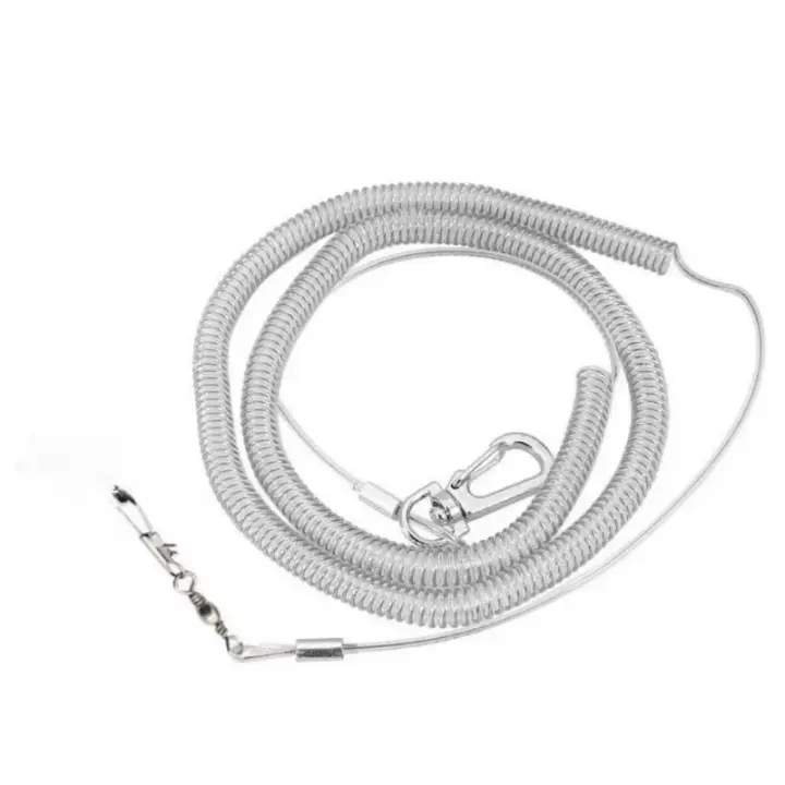 Cuerda de Entrenamiento de Pájaro de Papagaio Ultra-ligera y Flexible Antibrocada con Anillo de Pierna Para Entrenamiento al Aire Libre - 1