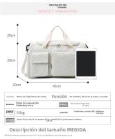 Bolsa deportiva plegable de gran capacidad para fin de semana Fiess para hombres y mujeres - details 2
