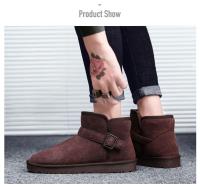 Botas de nieve de invierno para hombre, zapatillas altas para mujer, zapatos informales de moda, pies de piel desnuda, algodón, luz cálida, parejas, talla grande 35-47 - details 22