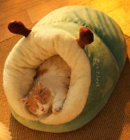 Cálida cama de invierno para mascotas, guarida y acogida para gatos, casa nido para cachorros, saco de dormir para perros pequeños, artículos para mascotas, cálida caseta para gatos caseta para perros, acolchada y engrosada - details 5