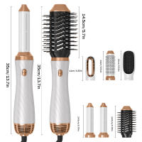 Horquilla de Aire Caliente Multifuncional Seis en Uno Secador de Cabello de Secado Rápido con Automática de Succión para el Hogar Alisador de Cabello Liso y rizado - details 10
