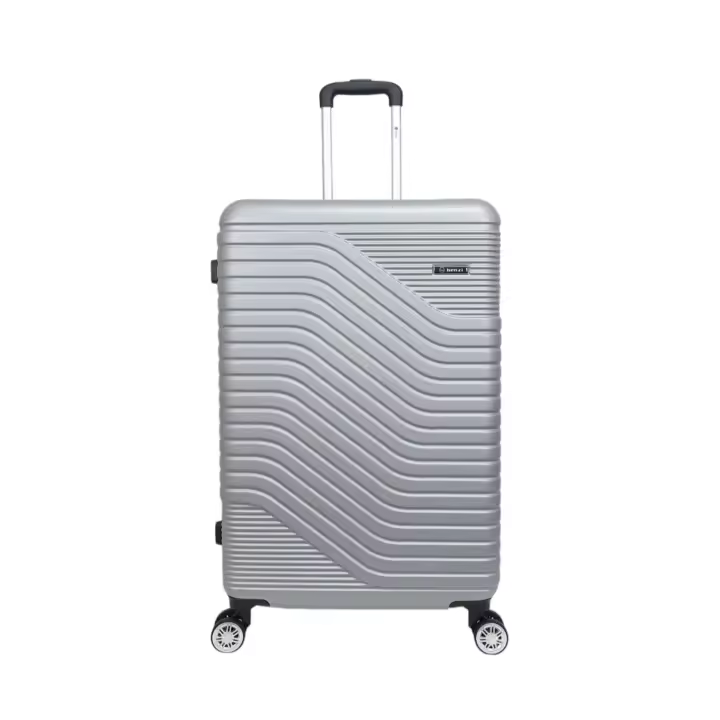 Maleta de Viaje Grande Benzi BZ5747 Gris Plata 76 X 47 X 27 cm 3,8 Kg Equipaje con 4 Ruedas Giratorias 360º - 1