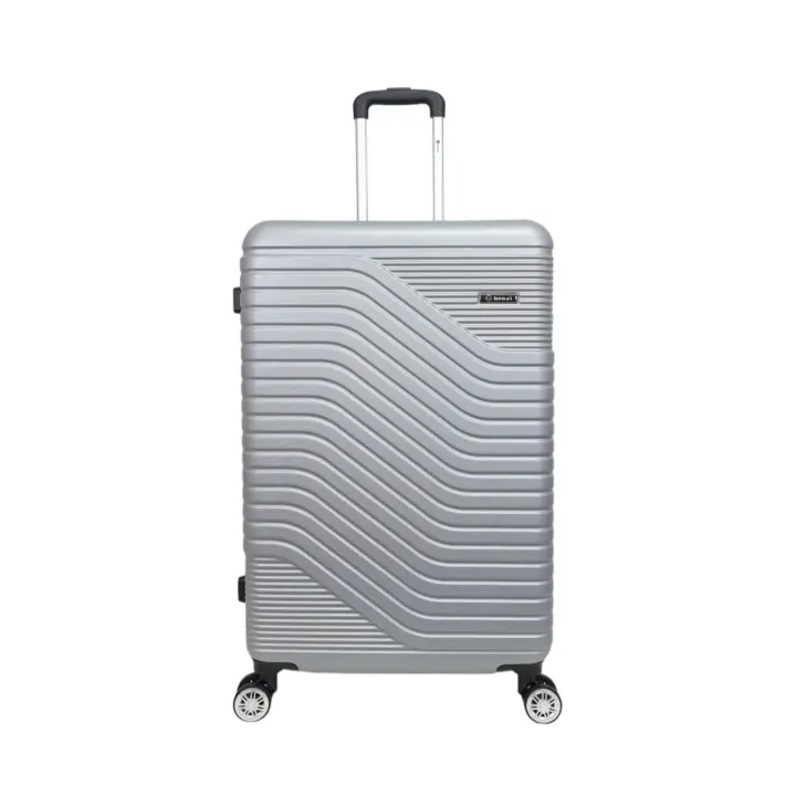 Maleta de Viaje Grande Benzi BZ5747 Gris Plata 76 X 47 X 27 cm 3,8 Kg Equipaje con 4 Ruedas Giratorias 360º - 1