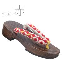 Zapatos tradicionales de moda, zapatillas de madera japonesas de verano para niños con tacón alto - details 7