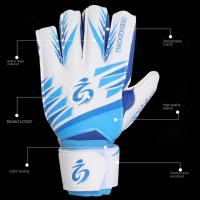 1 par de guantes de fútbol resistentes al desgaste, guantes de entrenamiento de portero de látex gruesos antideslizantes, excelentes guantes de portero antideslizantes - details 4