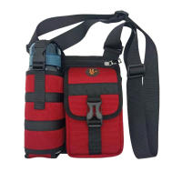 Bolsos de hombro con soporte para botella de agua, bolso cruzado para deportes al aire libre, senderismo - details 13