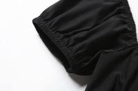 Falda corta con cuello en V y mangas sin espalda para mujer, novedosa - details 7
