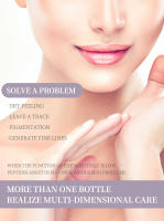 El juego de cuidado de la piel refrescante Facial con esencia de 6 péptidos contiene colágeno para mejorar las líneas finas, ilumina la piel, hidrata y nutre - details 1