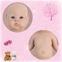 Muñeca de Silicona IVITA 100% Cuerpo Completo 47cm, 3298g Juguete Suave para Niños - details 22