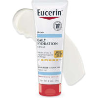 Eucerin Daily Hydration Crema corporal SPF 30 de amplio espectro para pieles secas, crema hidratante con protector solar sin fragancia, tubo de 8 oz - details 0
