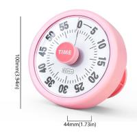 Temporizador Visual para niños de 60 minutos, visualización Ultra silenciosa, reloj despertador con cuenta atrás, cronómetro Digital magnético de forma redonda - details 0