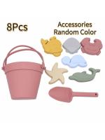 Set de Juegos de Playa de Verano de Silicona Suave Set de Arena de Niños con 8 Juguetes - details 14
