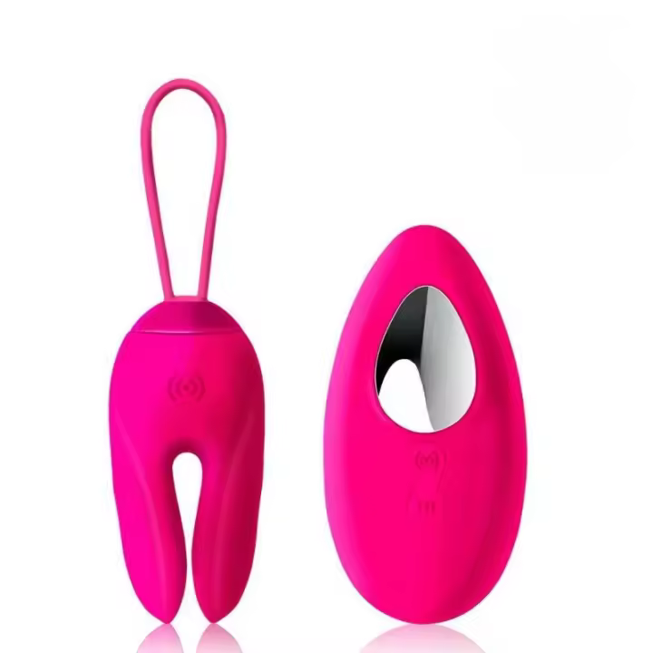 Productos femeninos, juguetes sexuales, choques dobles, huevos vibrantes fuertes, juguetes sexuales para adultos con control remoto inalámbrico - 1