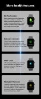 2025 Nuevo reloj inteligente para presión arterial de hombres, frecuencia cardíaca, detección de HRV IP68 Llamada Bluetooth impermeable para la salud de las mujeres (seguimiento menstrual) Reloj inteligente para modo deportivo de mujeres - details 16