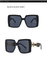 Toyear-gafas de sol cuadradas de diseñador de marca de lujo para mujer y hombre, gafas de sol Vintage con montura grande, gafas de viaje para conducir, tonos ins, UV400 - details 5