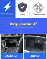 Cargador inalámbrico Qi para Honda ACCORD Inspire 2018-2022 Accesorios Cargador rápido de 15w Placa de carga de teléfono Normal goods Made in China - details 1