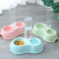 Cuenco Automático para Mascotas Dispensador de Agua y Comida para Gatos y Perros con Soporte Elevado para Beber - details 5