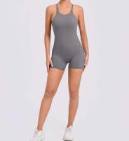 Conjunto de entrenamiento de ejercicio para mujer, traje de yoga, ropa deportiva, mono de gimnasio, rojo, verano, 2024 - details 38