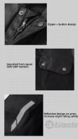 Chaqueta de Motocicleta Retro VEMAR Malla Transpirable, Con 5 Almohadillas Protectoras, Certificada CE-1, Ligera, Reflectante, Absorbente de Choques, Anti-caída, Resistente al Desgaste - details 7