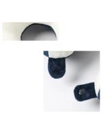 Almohada de Veludo de Cristal de Algodón PP Bordada en Forma de U Ideal para Durmir en Coche o Oficina - details 10