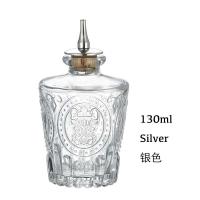 Botella de vidrio con tapa de acero inoxidable amarga para cóctel, 200 ml/150 ml/130 ml - details 6