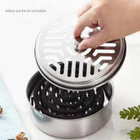 Portaencensas Para El Hogar Con Tapa 1PC Soporte Para Incienso Y Mosquitero Para Exteriores Uso En Sala De Estar Y Dormitorio - details 2