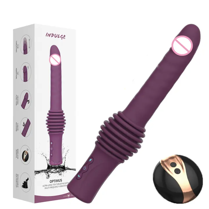 Máquina Sexual Telescópica Automática Vibrador de Control Remoto Masajeador de Calor - 1