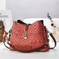 Mochila de lujo Leten con patrón Paisley Bolso de hombro retro sencillo para mujeres mayores - details 2
