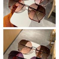 Gafas finas de cara grande, gafas de sol, gafas de sol para mujer - details 2