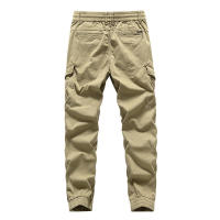 Pantalones Cargo de Moda para Hombres CHAIFENKO Color Sólido, Múltiples Bolsillos, Fuerza Elástica, Movimiento - details 8