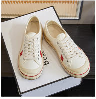 Aumento de altura interior 2 cm zapatos de lona clásicos verano 2025 nuevos zapatos de junta a juego de color casual de suela gruesa pequeños zapatos blancos versátiles - details 18