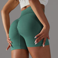 Pantalones cortos de yoga para mujer, pantalones cortos Fiess para correr, ciclismo, transpirables, cintura alta, entrenamiento, gimnasio, verano - details 65