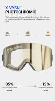 Kapvoe-Gafas de esquí fotocromáticas para hombre y mujer, máscara antiniebla para Snowboard, Kit de gafas de protección UV400, gafas de nieve, moto de nieve, Invierno - details 5