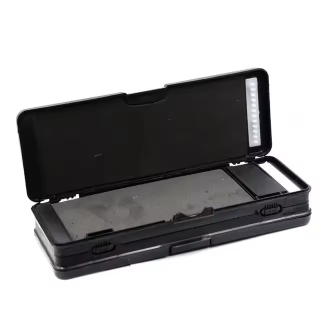 Aparejos de gancho de doble capa para 72 aparejos de pelo, caja de tablero de aparejo grueso de carpa, accesorios de Pesca - 1