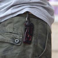 Cuchillo Plegable Multifuncional Kit de Supervivencia Profesional para Acampar, Pescar o Emergencias Herramientas Antideslizantes de Acero Inoxidable (Alta Resistencia) - details 1