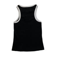 CORTEIZ Camisa casual con bordado de crucero Devil Island, camiseta básica sin mangas con cuello en V para deporte de baloncesto de verano para hombre, camiseta de fitness para parejas de moda de American High Street - details 1