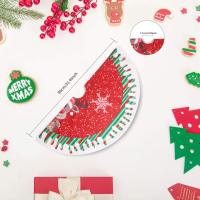 Falda de árbol de Navidad, Alfombra de Arbol de Navidad, Cubierta de Base de árbol de Navidad para Decoración de Fiesta Navideña (80cm) - details 4