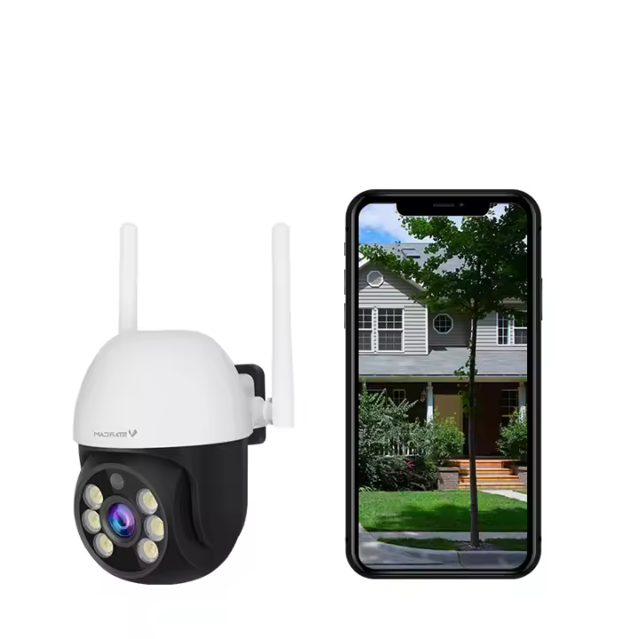 Vstarcam-cámaras WIFI de 3MP para exteriores, cámara IP con seguimiento de movimiento AI, vigilancia de seguridad, visión nocturna, inalámbrica a todo Color, resistente al agua - 1