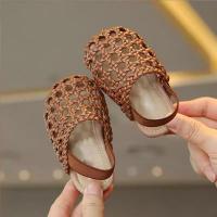 Sandalias de bebé niña 1 2-3 años zapatos de bebé de verano niño princesa hueco transpirable antideslizante suela suave zapatos de niño - details 4