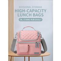 Nueva bolsa de almuerzo bolsa de viaje portátil oblicua span multifunción de gran capacidad aislamiento térmico bolsa de almuerzo impermeable bolsa de picnic - details 1