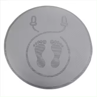 Alfombrilla de cuerda de saltar para interiores y exteriores, alfombrilla silenciosa con absorción de impactos y aislamiento acústico para el hogar, Fitness, deportes, Yoga, negro - 1