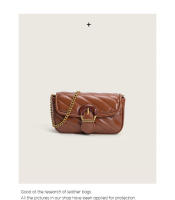 Nuevo bolso de mujer, cadena bordada de alta gama multifuncional, color sólido, bolso cuadrado pequeño, correa para el hombro - details 5