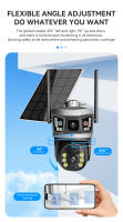 Camara de vigilancia exterior solar 4G doméstico  HD Visión nocturna inalámbrico WiFi inteligente remoto alarma vigilancia - details 3