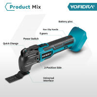 Herramienta Oscilante Sin Cable Yofidra Taladro Eléctrico para Carpintería en Casa DIY - details 5