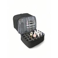 Bolsa Portátil Para Uñas De Doble Capa Organizador De Viaje Bolsa Multifuncional Para Esmaltes Y Aceites Esenciales Material PU Estilo Moda - details 23