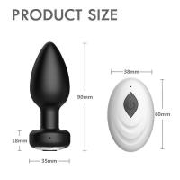 Juguete sexual inalámbrico SEXY de empaque privado para hombres, masajeador de próstata anal masculino, vibrador de punto G vaginal, tapón anal. - details 8