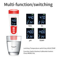 Probador profesional de calidad del agua 4 en 1, medidor Digital de temperatura TDS/EC/PH para piscinas, acuarios, Detector de calidad del agua - details 2